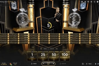 Lightning Lotto Live Casino Screenshot Image