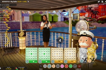 Monopoly Big Baller Live Casino Screenshot Image