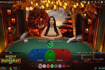 Prosperity Tree Baccarat Live Casino Screenshot Image