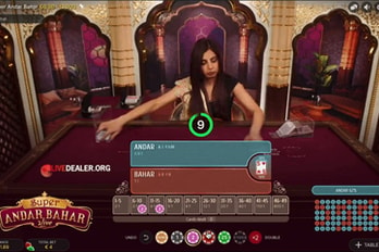Super Andar Bahar Live Casino Screenshot Image
