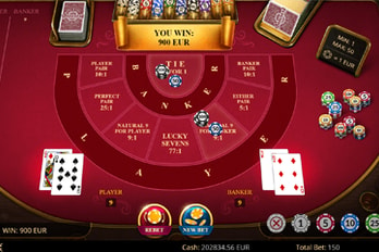 Baccarat 777 Table Game Screenshot Image