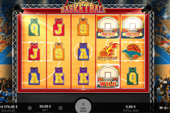 Basketball Slot Game Screenshot Image