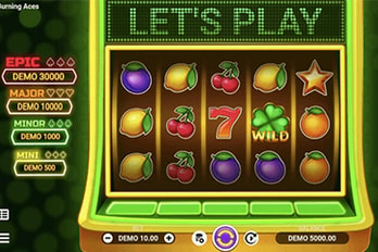 Evoplay Burning Aces Slot Game Screenshot Image