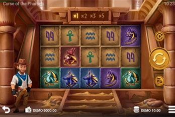 Curse of the Pharaoh Slot Game Screenshot Image