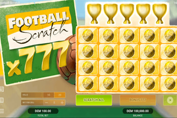 Football Scratch Scratch Game Screenshot Image
