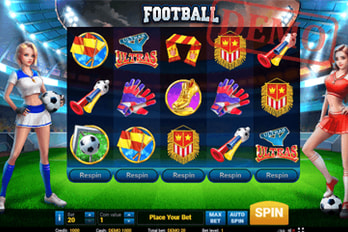 Football Slot Game Screenshot Image