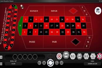 French Roulette Classic Table Game Screenshot Image