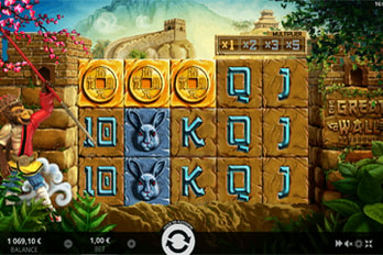 The Great Wall Treasures Slot Game Screenshot Image