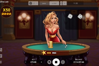 Roll to Luck Table Game Screenshot Image
