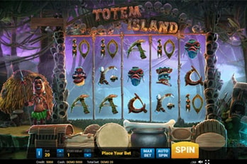 Totem Island Slot Game Screenshot Image