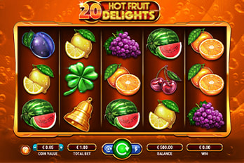 20 Hot Fruit Delights Slot Game Screenshot Image