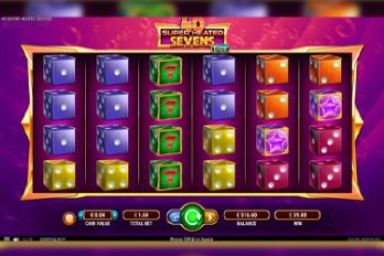 40 Super Heated Sevens Dice Slot Game Screenshot Image