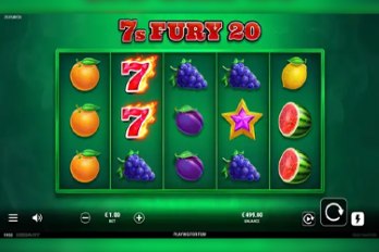 7s Fury 20 Slot Game Screenshot Image
