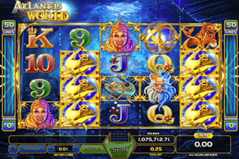 Atlantis World Slot Game Screenshot Image