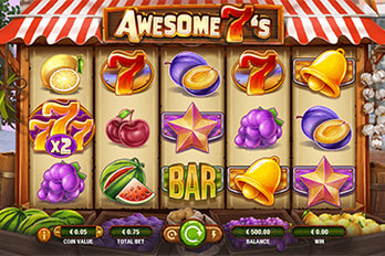 Awesome 7s Slot Game Screenshot Image