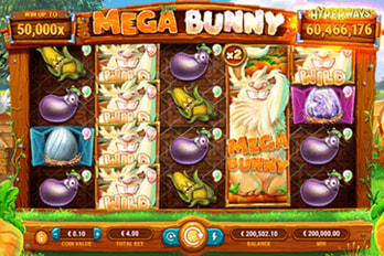 Mega Bunny Hyperways Slot Game Screenshot Image