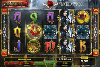 Castle Blood Slot Game Screenshot Image