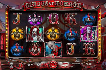 Circus of Horror Slot Game Screenshot Image