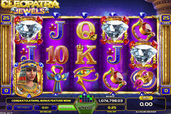 Cleopatra Jewels Slot Game Screenshot Image