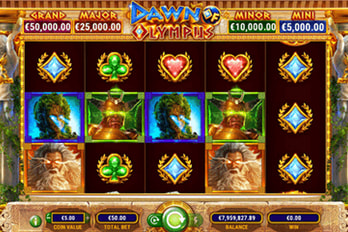 Dawn of Olympus Slot Game Screenshot Image