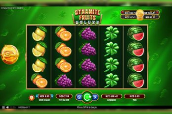 Dynamite Fruits Deluxe Jackpot Slot Game Screenshot Image