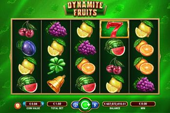 Dynamite Fruits Slot Game Screenshot Image
