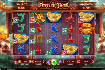Fortune Tiger HyperWays Slot Game Screenshot Image