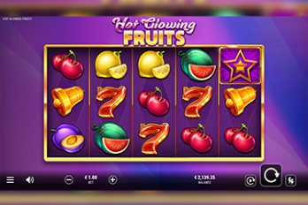 Hot Glowing Fruits Slot Game Screenshot Image
