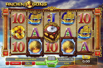 Ancient Gong Jackpot Slot Game Screenshot Image