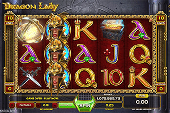 Dragon Lady Jackpot Slot Game Screenshot Image
