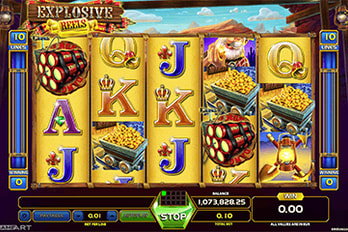 Explosive Reels Jackpot Slot Game Screenshot Image
