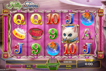 Kitty Twins Jackpot Slot Game Screenshot Image
