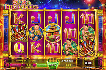 Lucky Babies Jackpot Slot Game Screenshot Image