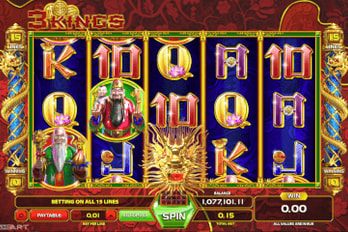 3 Kings Jackpot Slot Game Screenshot Image