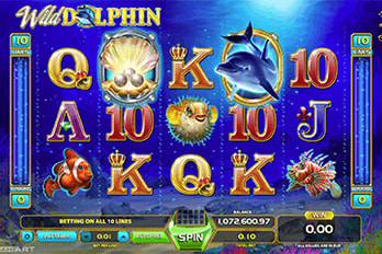 Wild Dolphin Jackpot Slot Game Screenshot Image
