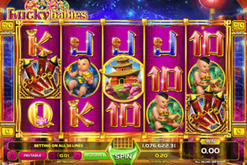 Lucky Babies Slot Game Screenshot Image