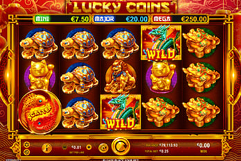 Lucky Coins Slot Game Screenshot Image