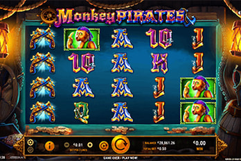 Monkey Pirate Slot Game Screenshot Image