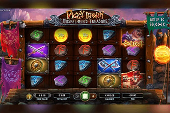 Piggy Bjorn: Muspelheim's Treasure Slot Game Screenshot Image