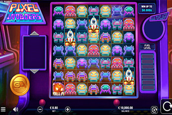 Pixel Invaders Slot Game Screenshot Image