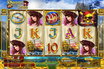 Queen of the Seas Slot Game Screenshot Image
