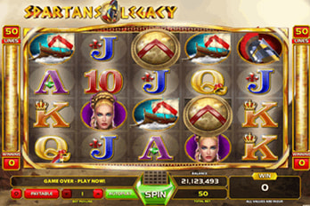 Spartan's Legacy Slot Game Screenshot Image