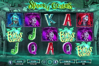 Spooky Graves Slot Game Screenshot Image