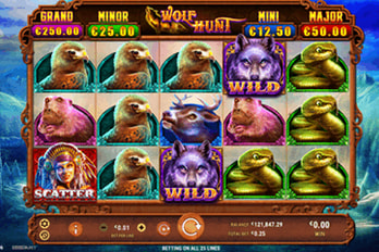 Wolf Hunt Slot Game Screenshot Image
