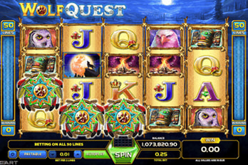 Wolf Quest Slot Game Screenshot Image