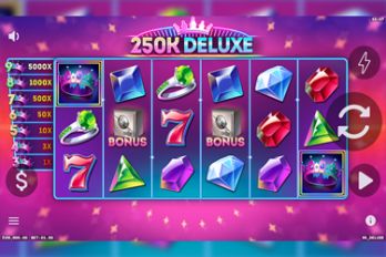 250K Deluxe Slot Game Screenshot Image