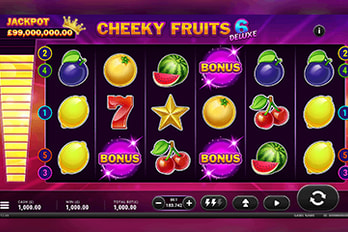 Cheeky Fruits: 6 Deluxe Slot Game Screenshot Image