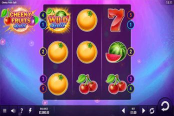 Cheeky Fruits Split Slot Game Screenshot Image