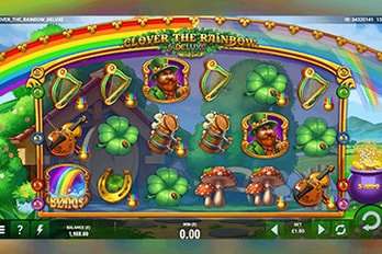 Clover Rainbow: 6 Deluxe Slot Game Screenshot Image