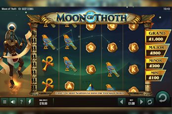 Moon of Thoth Slot Game Screenshot Image
